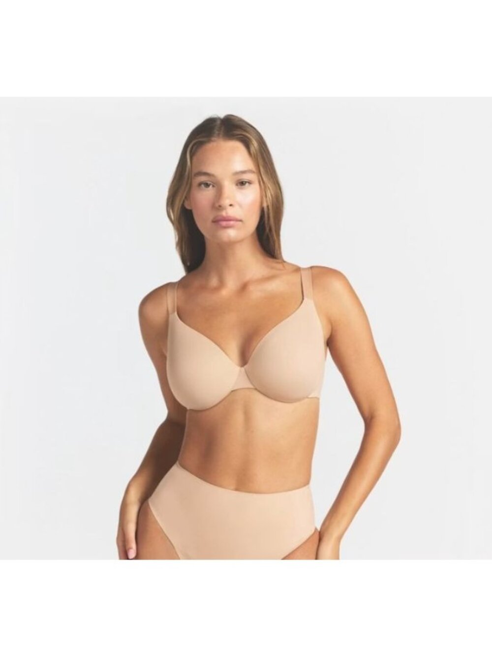 Skims Smoothing Intimates Full Coverage Lightly Lined Bra Clay 36B NWT